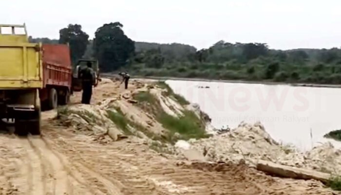 Tambang Liar Merajalela di Way Seputih Lampung Tengah, APH dan Pemerintah Tutup Mata