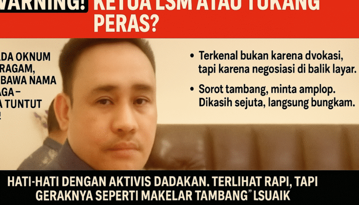 Makelar Tambang Berkedok LSM, Medi Diduga Sunat Suara Demi Selembar Transferan