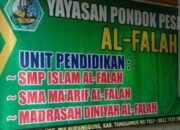 Pembangunan proyek Mts pondok pesantren AL FALAH kangkangi peraturan presiden.