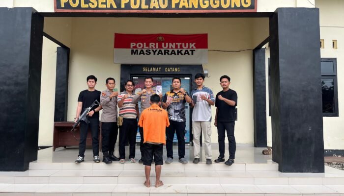 Tekab 308 Presisi Polsek Pulau Panggung Ringkus Pelaku Curat yang Foya-foya Pakai Uang Curian.