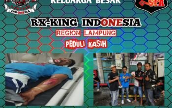 ‎KELUARGA BESAR RX-KING INDONESIA REGION LAMPUNG GELAR AKSI PEDULI KASIH UNTUK RENZA YRSCL.